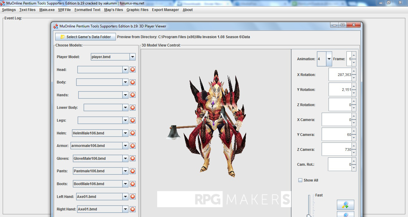 Pentium Tolls 19 desenvolvido por xakumm , compativel com windows 8 e windows 10. Para sistemas 32bits e 64bits x86 - Ferramenta necessaria para ediÃ§Ãµes importantes na programaÃ§Ã£o Mu Online - Como criar servidor de mu online pirata, artigo atualizado de mu online season 14