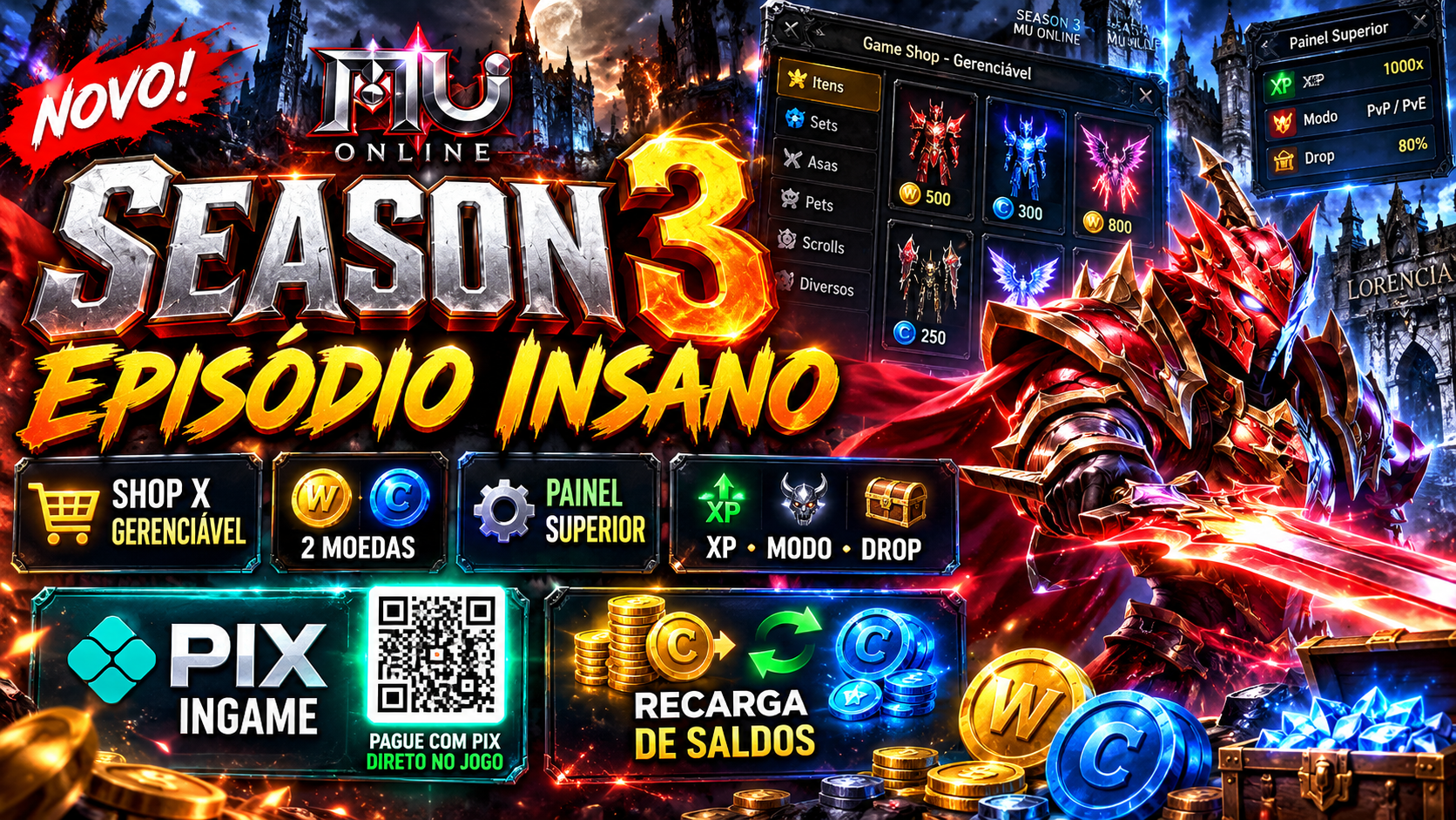 MU Server Season 3 Episode 2 Ultra Moderno + Site e Launcher